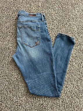 Express Women's Skinny Jeans - Medium Blue Wash